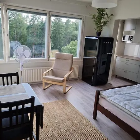 Ylimmaen Kerroksen Yksioe Laehellae Matkakeskusta アパート *